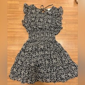 Altard State Floral Black and White Dress